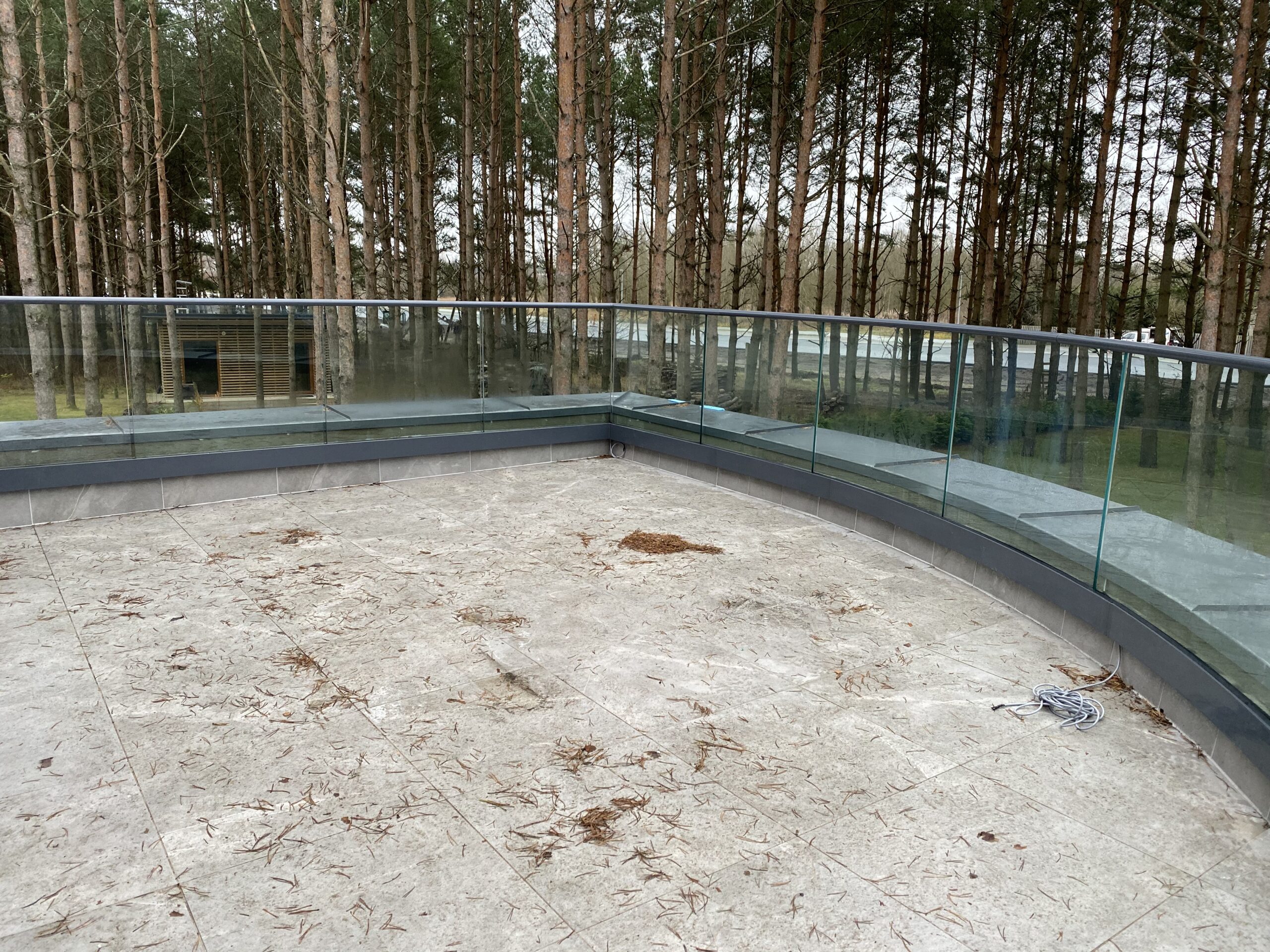 Terrace railing in Tiskre